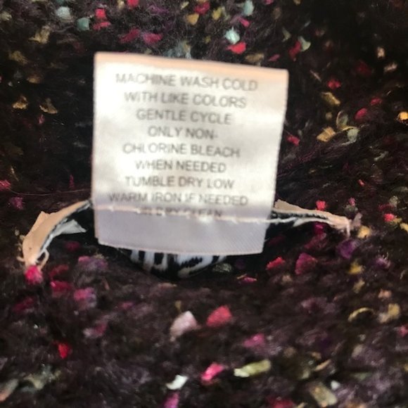 EUC North Style multicolor marled knit Pullover Sweater, 2X - Picture 5 of 7